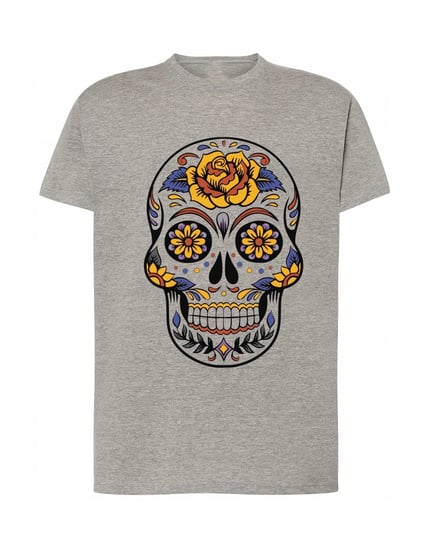 Fajny T-Shirt nadruk czaszka Día de Muertos r.L Inna marka