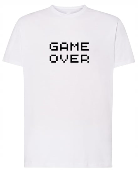 Fajny T-Shirt napis nadruk GAME OVER Rozm.M Inna marka