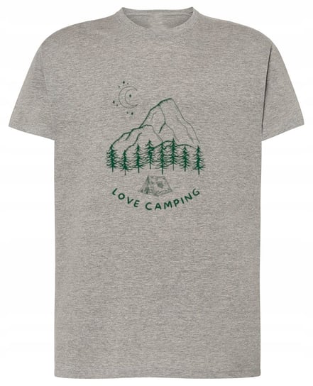 Fajny T-Shirt wyprawa nadruk Kemping Love Rozm.XL Inna marka