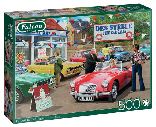 Falcon, puzzle, Zakup samochodu, 500 el. Falcon