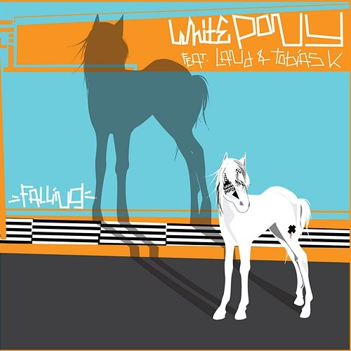 Falling White Pony