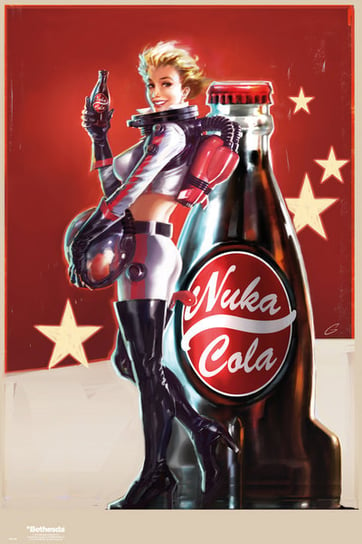 Fallout 4 Nuka Cola - plakat 61x91,5 cm Inna marka