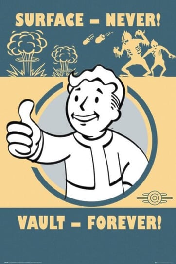 Fallout 4 - Vault Forever - plakat 61x91,5 cm Inna marka