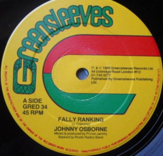 Fally Ranking / Trench Town School, płyta winylowa Osbourne Johnny