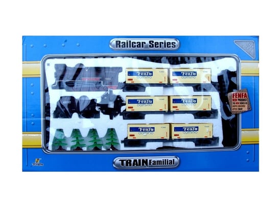 Fancy Toys, Kolejka elektryczna towarowa + wagon do przewozu węgla Fancy Toys