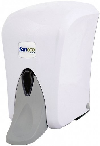 Faneco Pop dozownik do płynu łokciowy 1000 ml ścienny biały/szary SA1000PGWG Inna marka