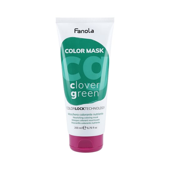 FANOLA, COLOR, Maska koloryzująca do włosów Clover Green, 200  ml Fanola