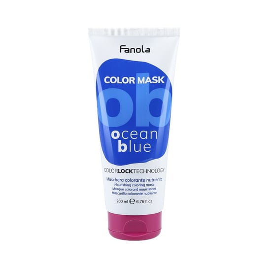 FANOLA, COLOR, Maska koloryzująca do włosów Ocean Blue, 200  ml Fanola