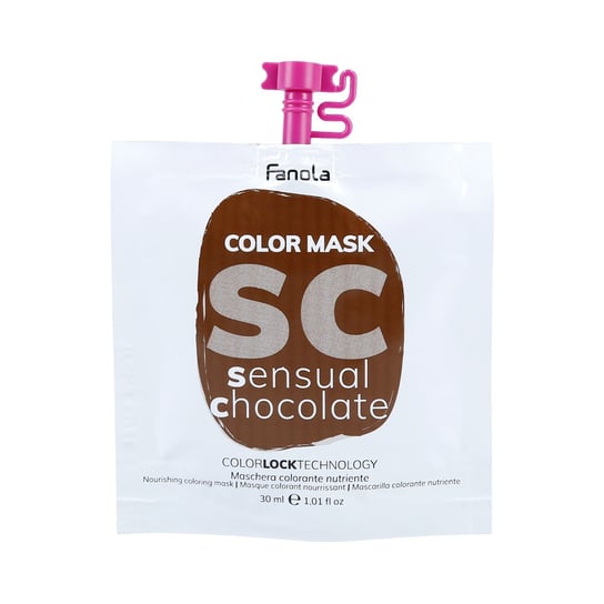 FANOLA, COLOR, Maska koloryzująca do włosów Sensual Chocolate, 30  ml Fanola