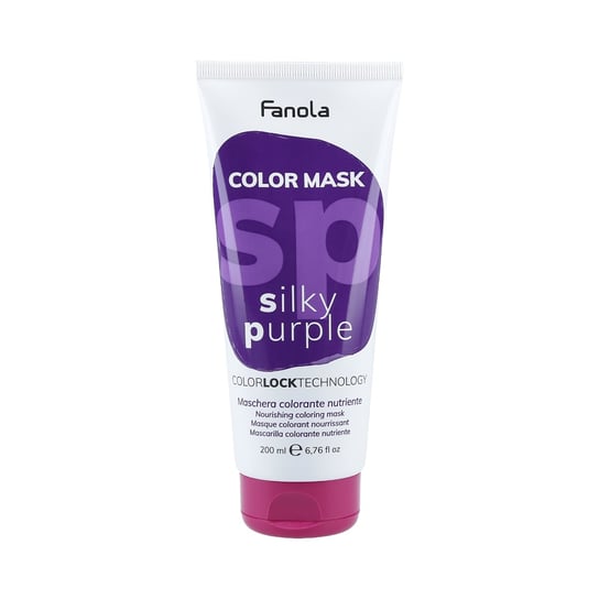 FANOLA, COLOR, Maska koloryzująca do włosów Silky Purple, 200  ml Fanola