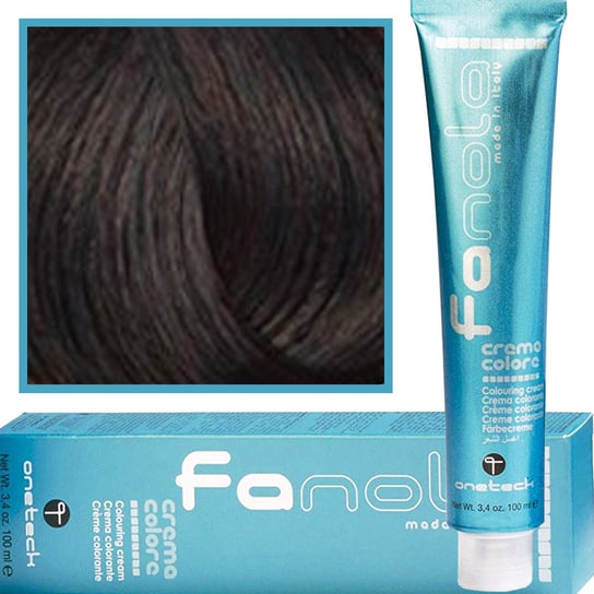 Fanola, Crema Colore, farba do włosów 3,6 Ciemny Brąz Czerwony, 100 ml Fanola