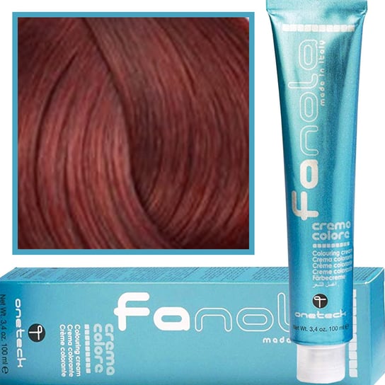 Fanola, Crema Colore, farba do włosów 6,6 Ciemny Blond Czerwony, 100 ml Fanola