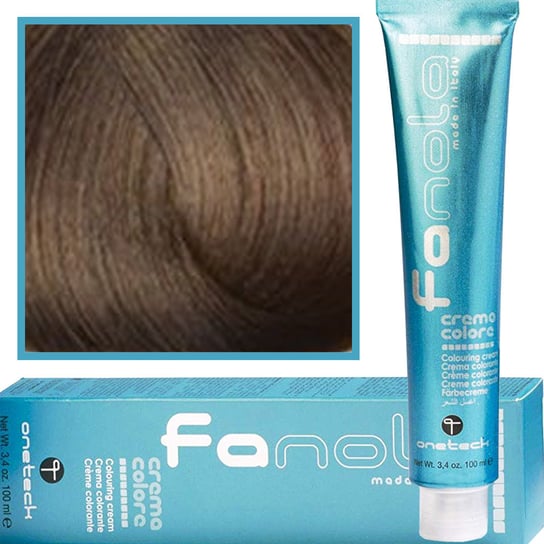 Fanola, Crema Colore, farba do włosów 6,8 Ciemny Matowy Blond, 100 ml Fanola