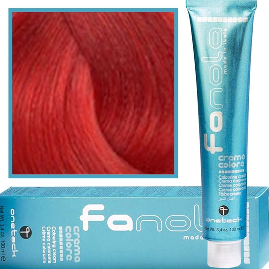 Fanola, Crema Colore, farba do włosów R,66 Czerwony Wzmacniacz, 100 ml Fanola