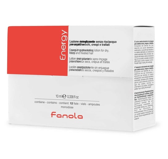 FANOLA, Energy Lotion, przeciw wypadaniu włosów, 10 ml, 12 szt. Fanola