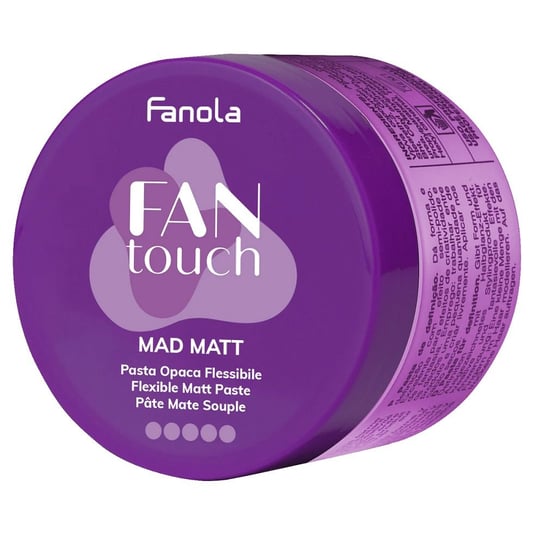Fanola, FanTouch Mad Matt, Elastyczna matowa pasta do włosów, 100ml Fanola