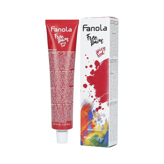 FANOLA, FREE PAINT, Półtrwała farba do włosów (ELECTRIC BLUE), 60 ml Fanola