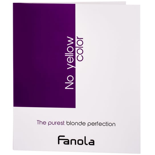 Fanola, No Yellow, Wzornik palety kolorów farb do włosów Fanola