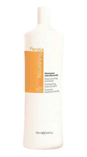 Fanola, Nourishing, szampon rekonstruujący do włosów suchych i łamliwych, 1000 ml Fanola