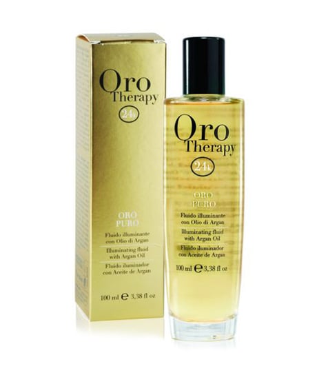 Fanola, Oro Puro, olejek rozświetlający do włosów, 100 ml Fanola