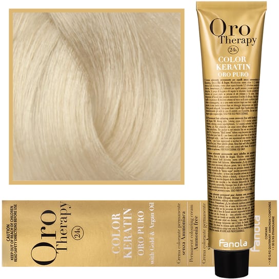Fanola, Oro Therapy, Color Keratin Oro Puro, 10,0 Extra, farba do włosów, 100 ml Fanola