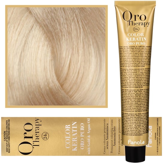 Fanola, Oro Therapy, Color Keratin Oro Puro, 10,0, farba do włosów, 100 ml Fanola