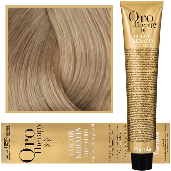 Fanola, Oro Therapy, Color Keratin Oro Puro, 10,00, farba do włosów, 100 ml Fanola