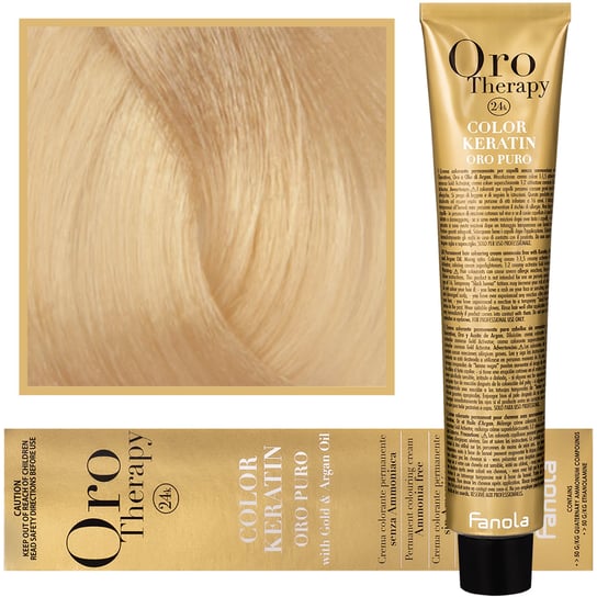 Fanola, Oro Therapy, Color Keratin Oro Puro, 10,3 Extra, farba do włosów, 100 ml Fanola