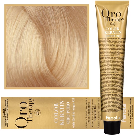 Fanola, Oro Therapy, Color Keratin Oro Puro, 10,3, farba do włosów, 100 ml Fanola