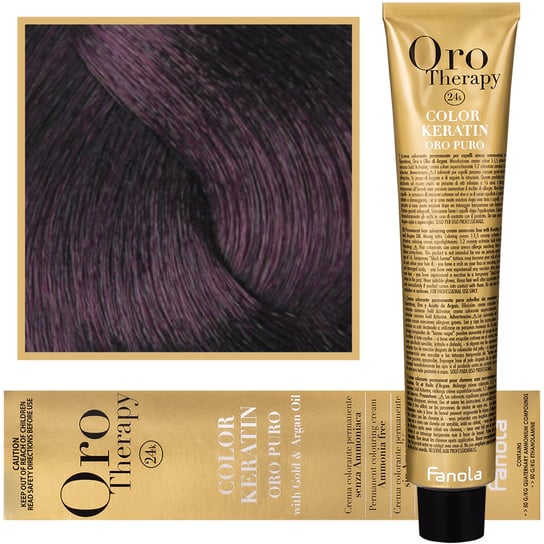 Fanola, Oro Therapy, Color Keratin Oro Puro, 4,2, farba do włosów, 100 ml Fanola