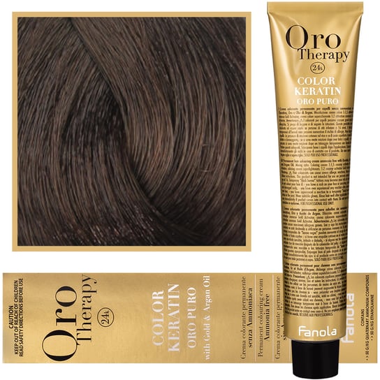 Fanola, Oro Therapy, Color Keratin Oro Puro, 5,0, farba do włosów, 100 ml Fanola
