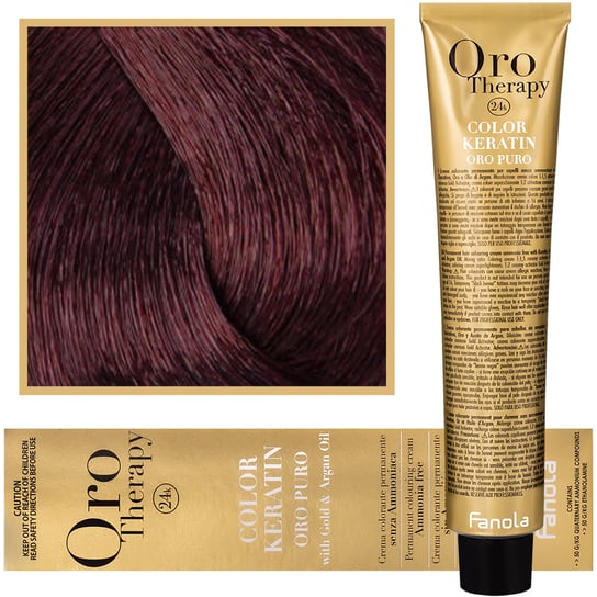 Fanola, Oro Therapy, Color Keratin Oro Puro, 5,5, farba do włosów, 100 ml Fanola