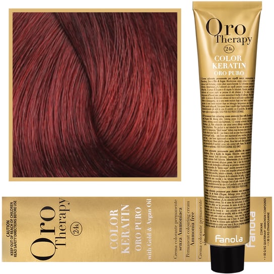 Fanola, Oro Therapy, Color Keratin Oro Puro, 5,6, farba do włosów, 100 ml Fanola