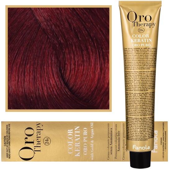 Fanola, Oro Therapy, Color Keratin Oro Puro, 5,606, farba do włosów, 100 ml Fanola