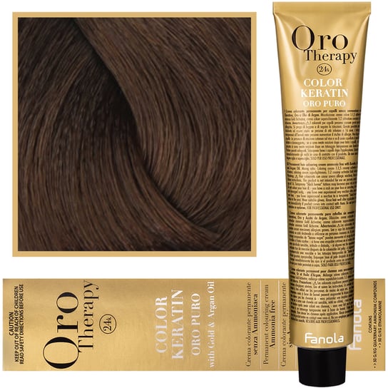 Fanola, Oro Therapy, Color Keratin Oro Puro, 6,0, farba do włosów, 100 ml Fanola