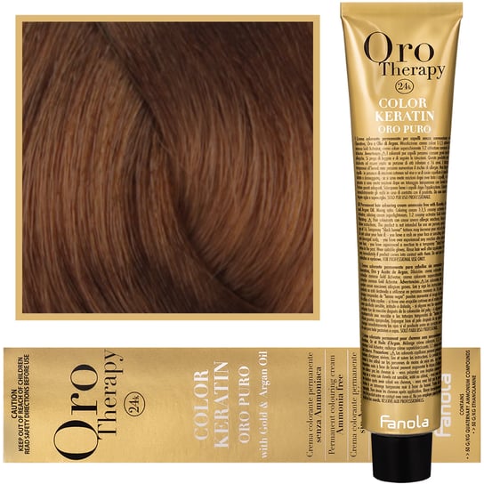 Fanola, Oro Therapy, Color Keratin Oro Puro, 6,3, farba do włosów, 100 ml Fanola