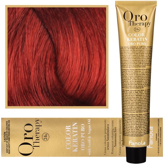 Fanola, Oro Therapy, Color Keratin Oro Puro, 6,6 farba do włosów, 100 ml Fanola