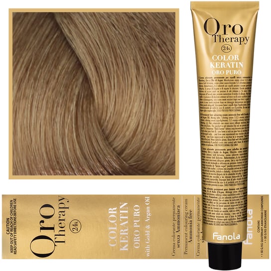 Fanola, Oro Therapy, Color Keratin Oro Puro, 8,0 farba do włosów, 100 ml Fanola