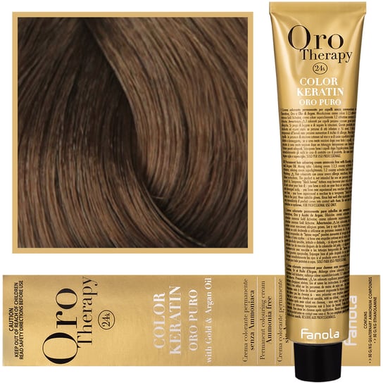 Fanola, Oro Therapy, Color Keratin Oro Puro, 8,00, farba do włosów, 100 ml Fanola