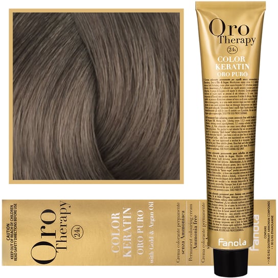 Fanola, Oro Therapy, Color Keratin Oro Puro, 8,13, farba do włosów, 100 ml Fanola