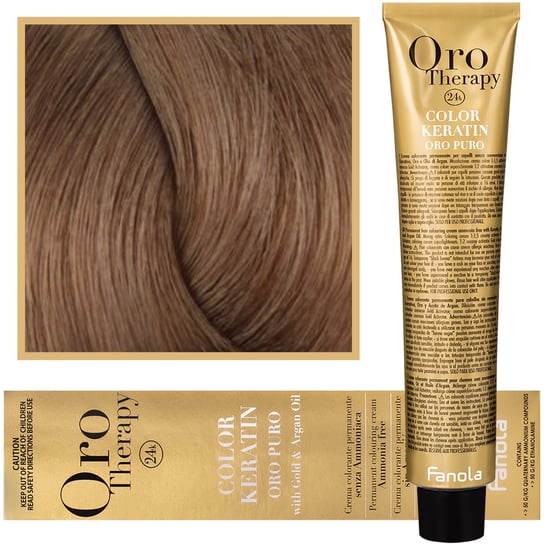 Fanola, Oro Therapy, Color Keratin Oro Puro, 8,14, farba do włosów, 100 ml Fanola