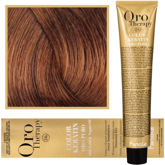 Fanola, Oro Therapy, Color Keratin Oro Puro, 8,34, farba do włosów, 100 ml Fanola