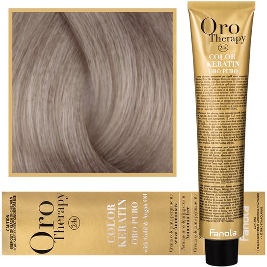 Fanola, Oro Therapy, Color Keratin Oro Puro, 9,1, farba do włosów, 100 ml Fanola