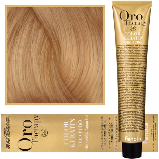 Fanola, Oro Therapy, Color Keratin Oro Puro, 9,3, farba do włosów, 100 ml Fanola