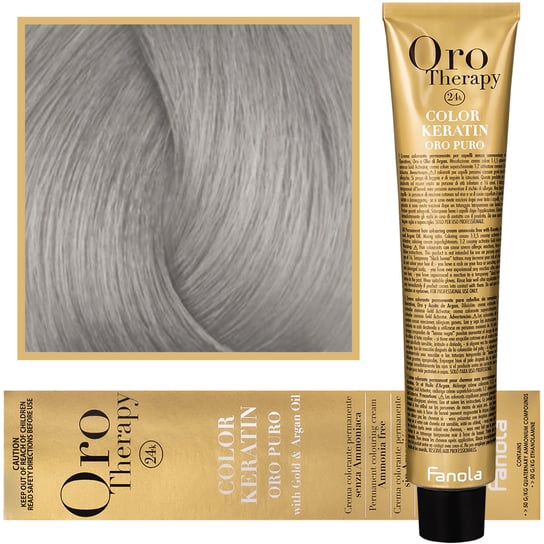 Fanola, Oro Therapy, Color Keratin Oro Puro, Silver, farba do włosów, 100 ml Fanola