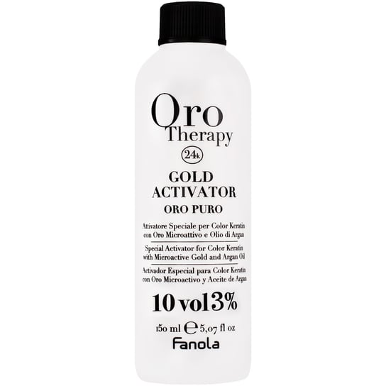 Fanola, Oro Therapy, Oksydant 10 vol 3%, emulsja utleniająca do farbowania, 150 ml Fanola