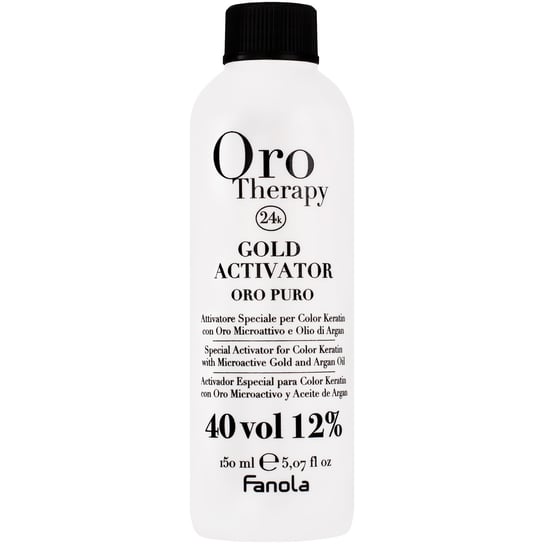 Fanola, Oro Therapy, Oksydant 40 vol 12%, emulsja utleniająca do farbowania, 150 ml Fanola