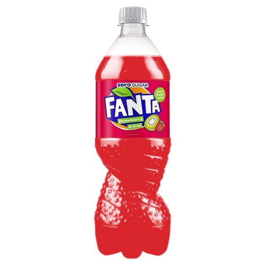 Fanta Zero Strawberry-Kiwi 850Ml Bez Cukru Strawberry Kiwi Fanta