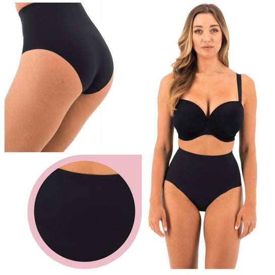 Fantasie FL2325BLK SMOOTHEASE Shaping Brief majtki modelujące czarne - L Fantasie