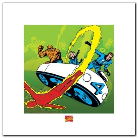 Fantastic Four plakat obraz 40x40cm Wizard+Genius